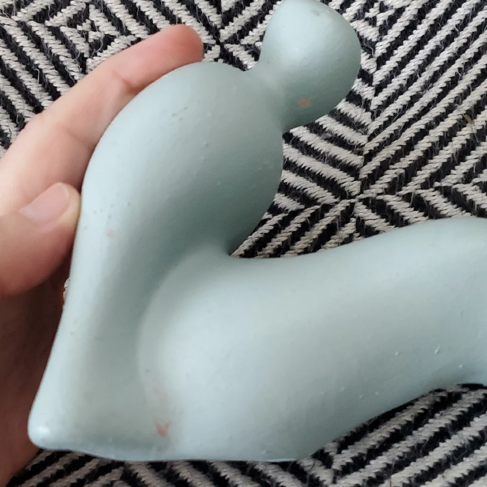 😸VTG 80s Modernist Ceramic Female Figure Sculpture - Picture 3 of 8